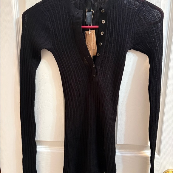 SKIMS Charcoal Buttoned Shirt - Picture 2 of 7